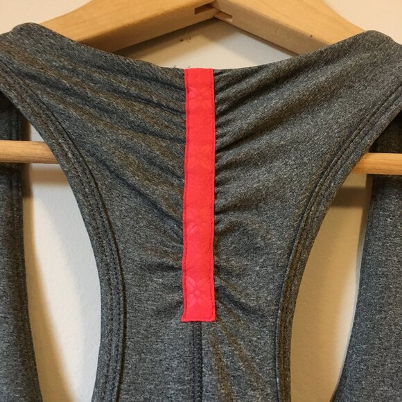 MEC Grey Racer Back Inbuilt Bra Tank Top - Picture 9 of 16